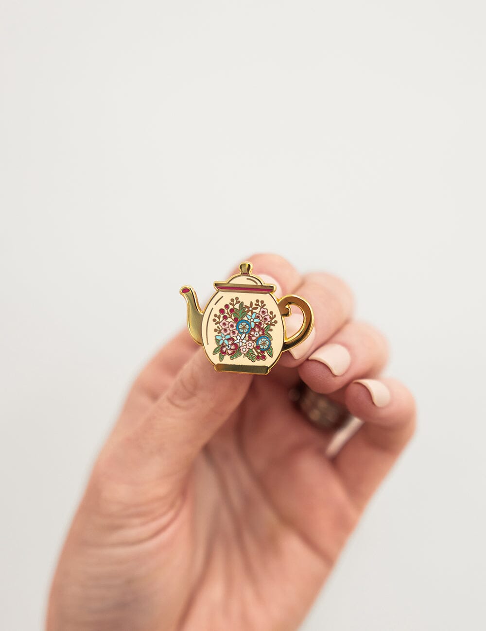 Teapot Enamel Pin