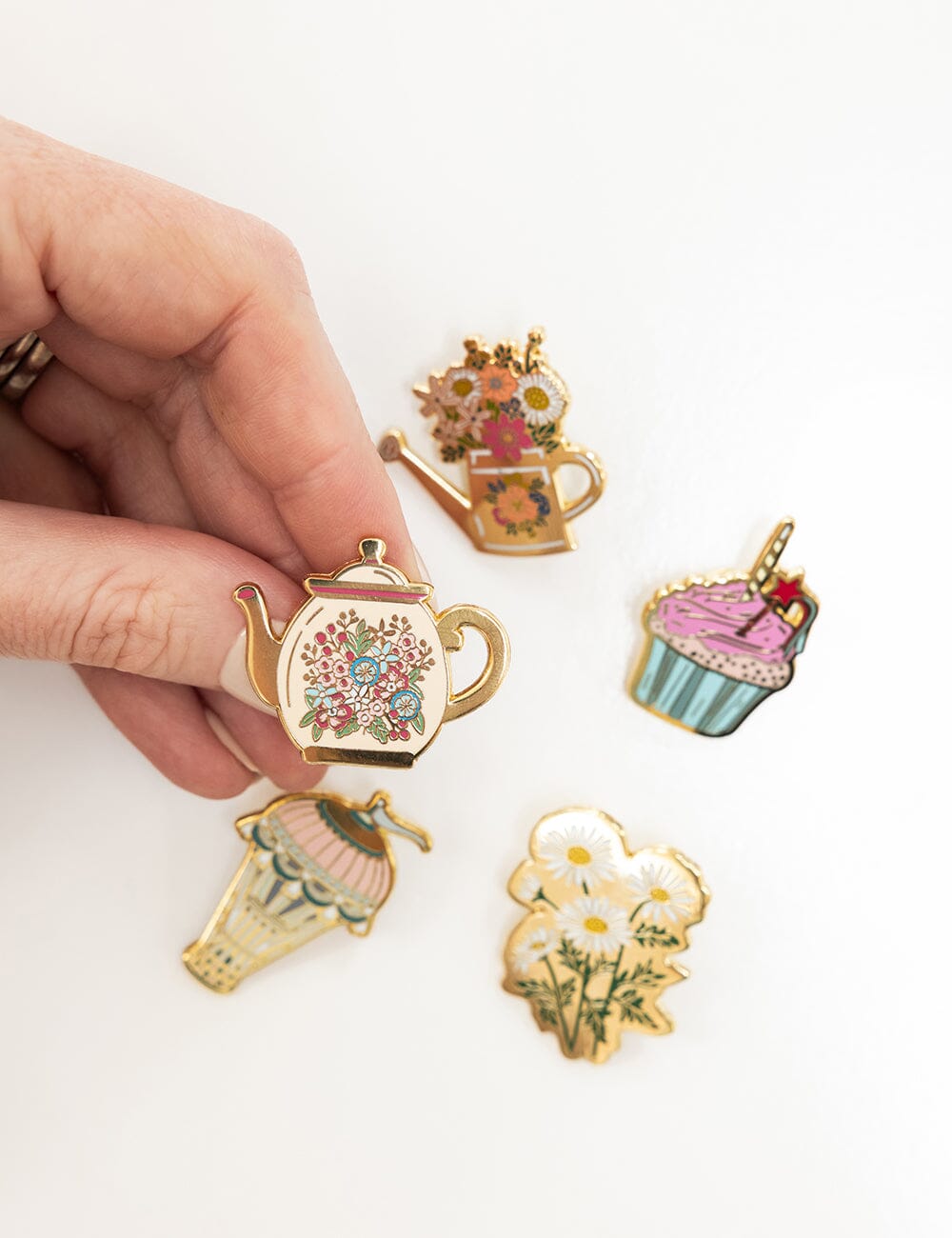 Teapot Enamel Pin