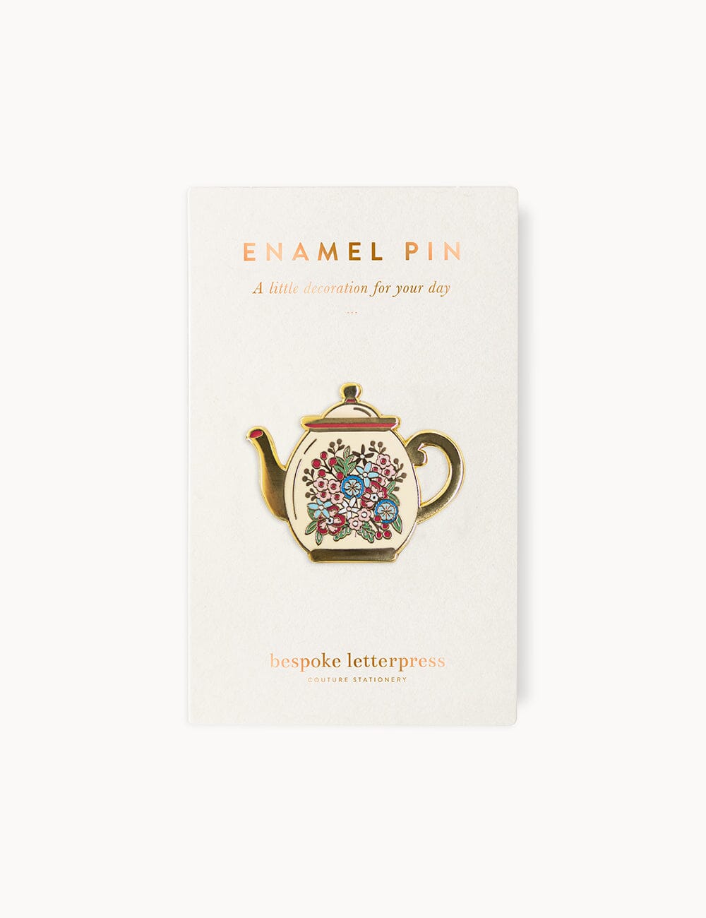 Teapot Enamel Pin