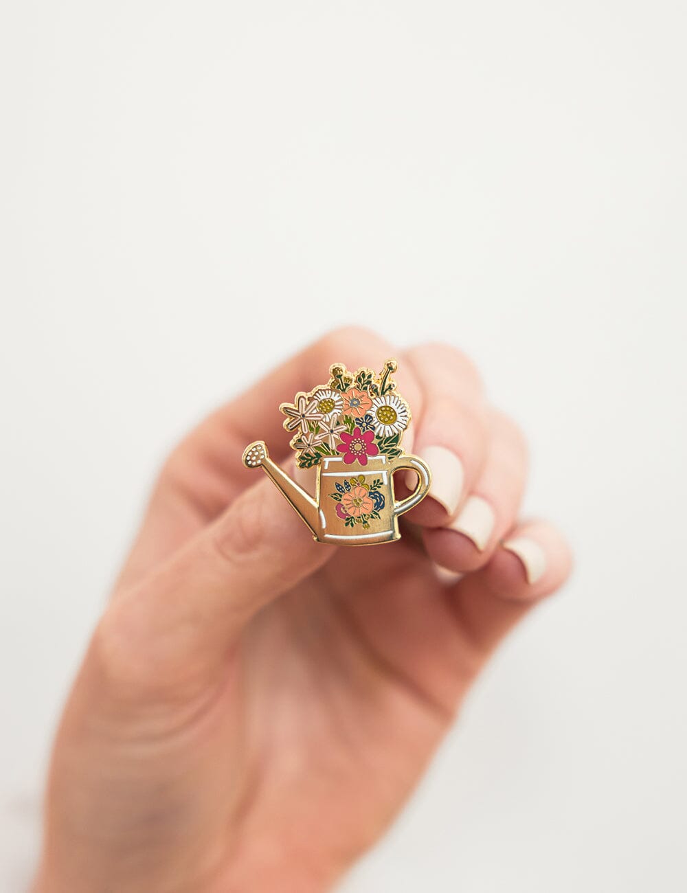 Watering Can Enamel Pin