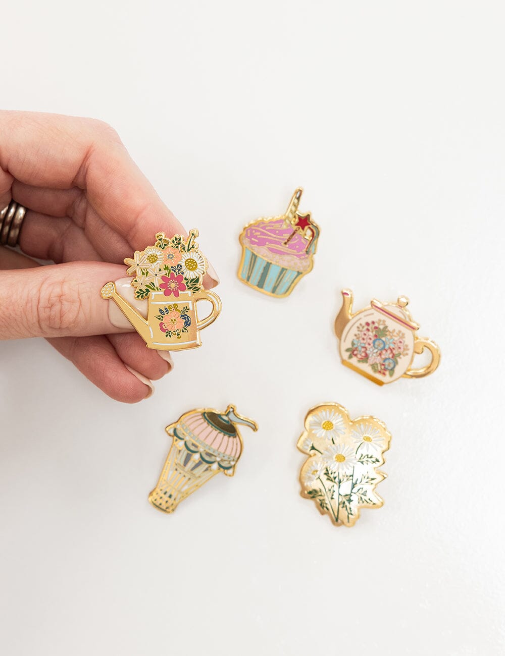 Watering Can Enamel Pin