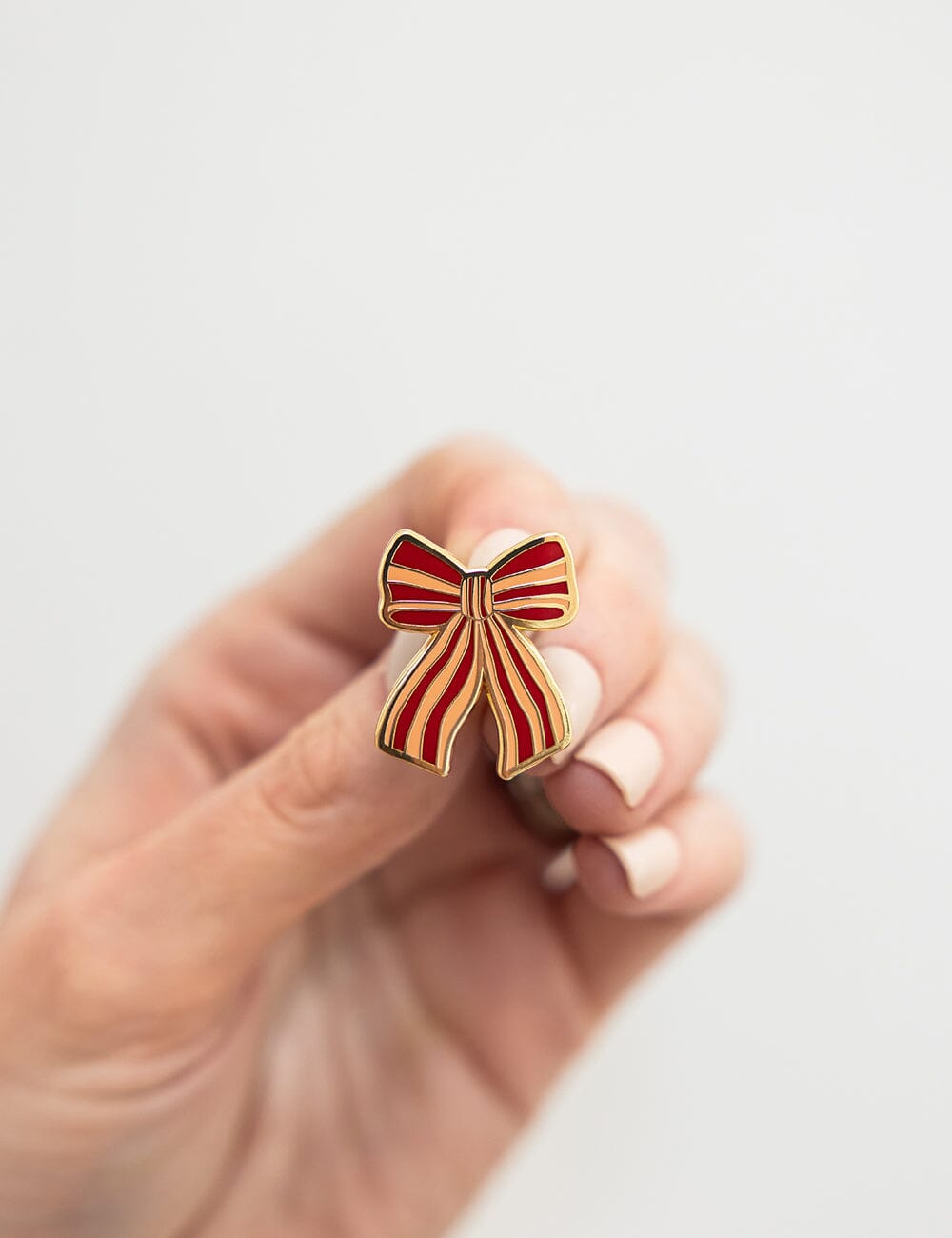 Bow Enamel Pin