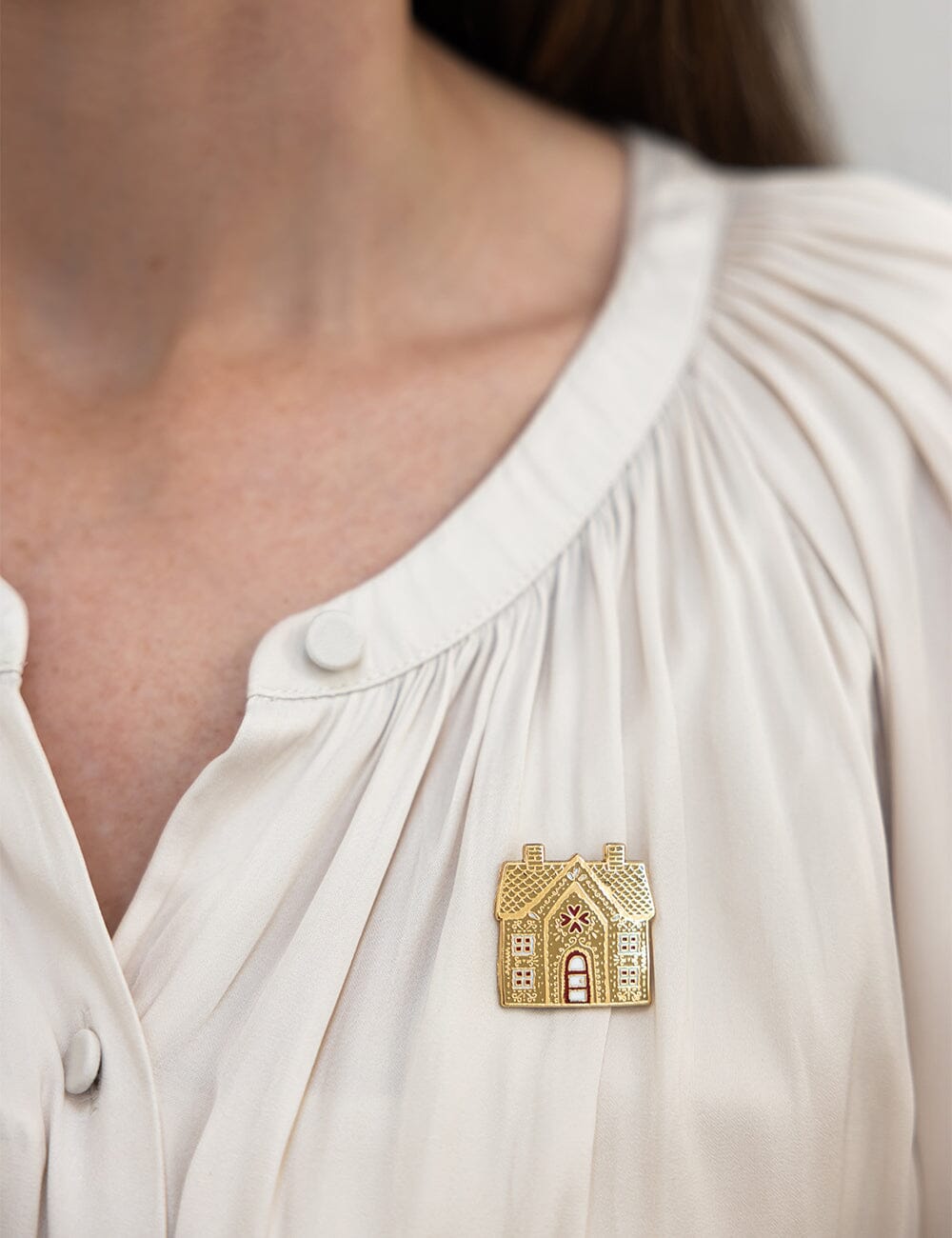 Gingerbread Enamel Pin