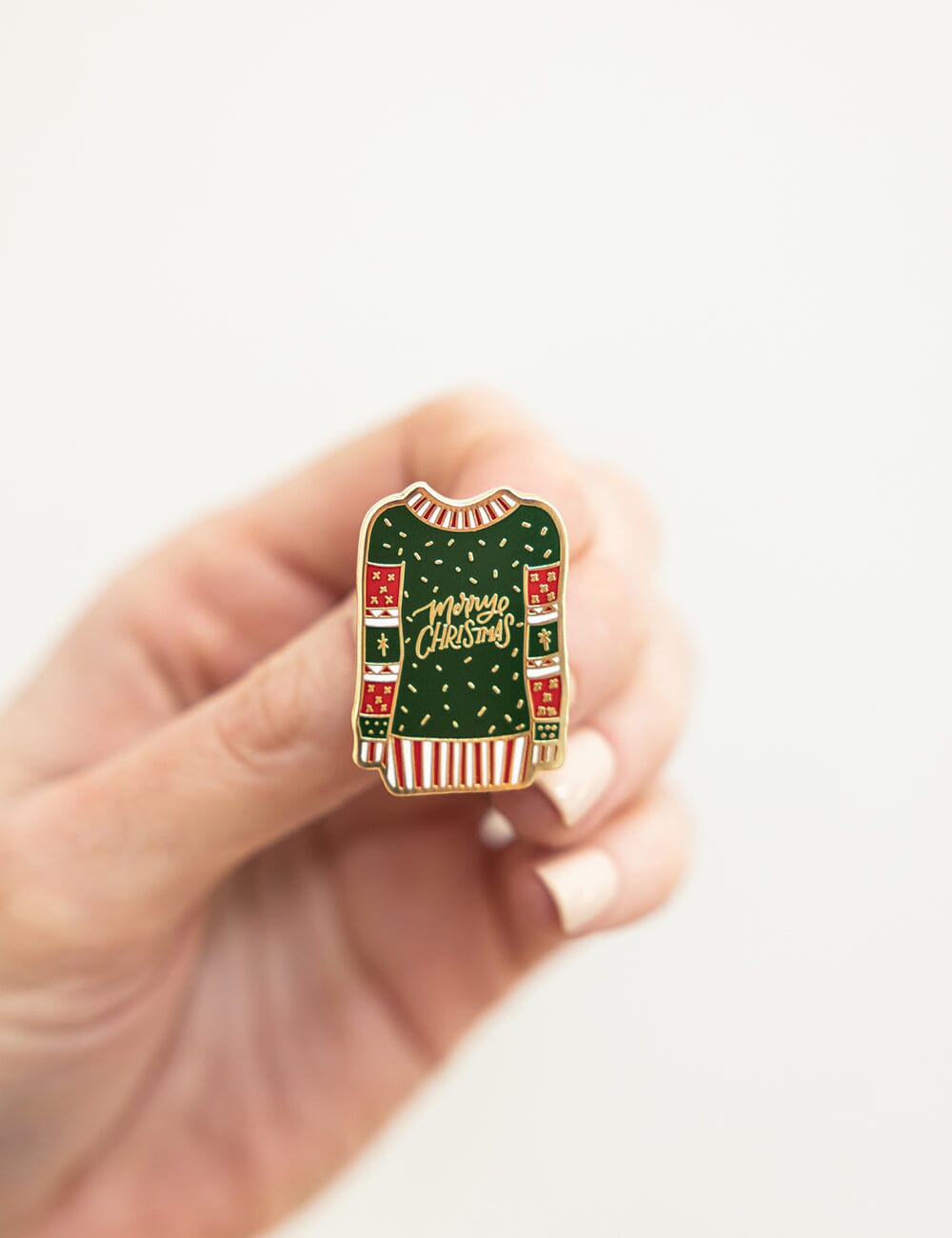 Christmas Jumper Enamel Pin