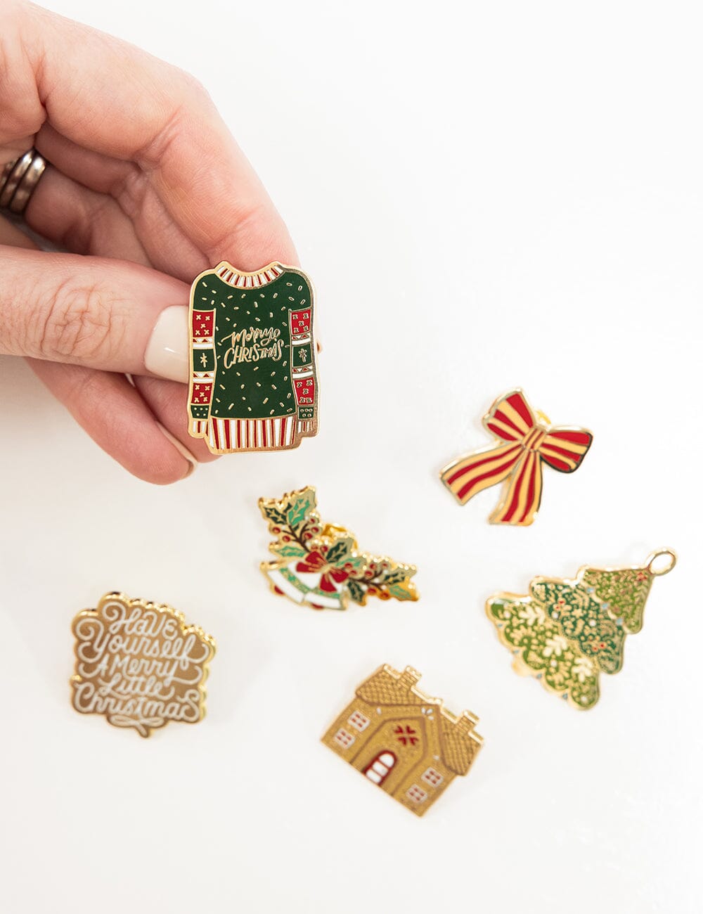 Christmas Jumper Enamel Pin