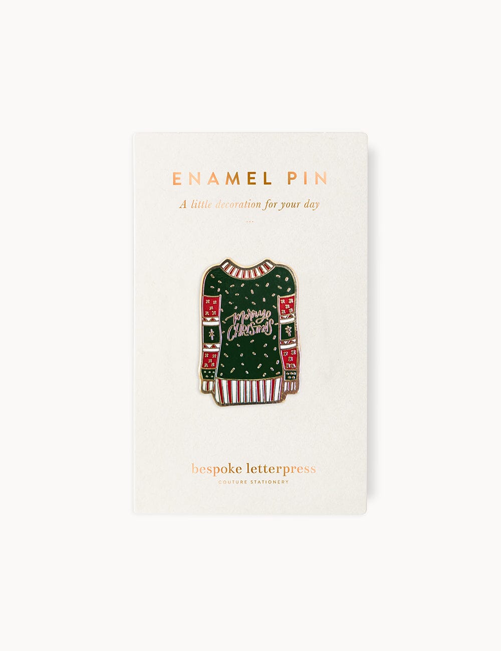 Christmas Jumper Enamel Pin
