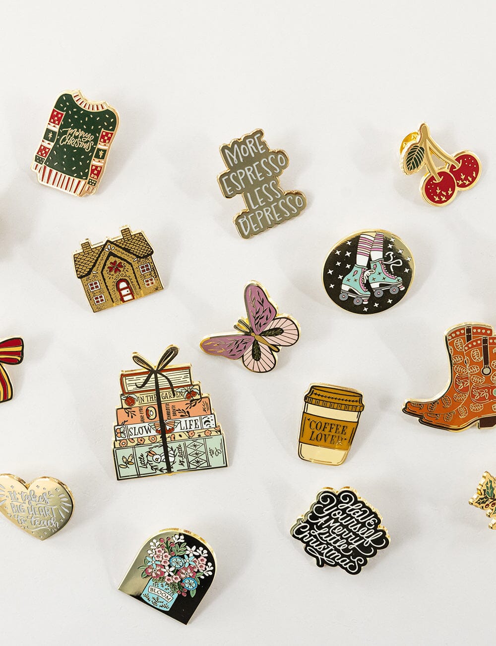 Roller Skates Enamel Pin