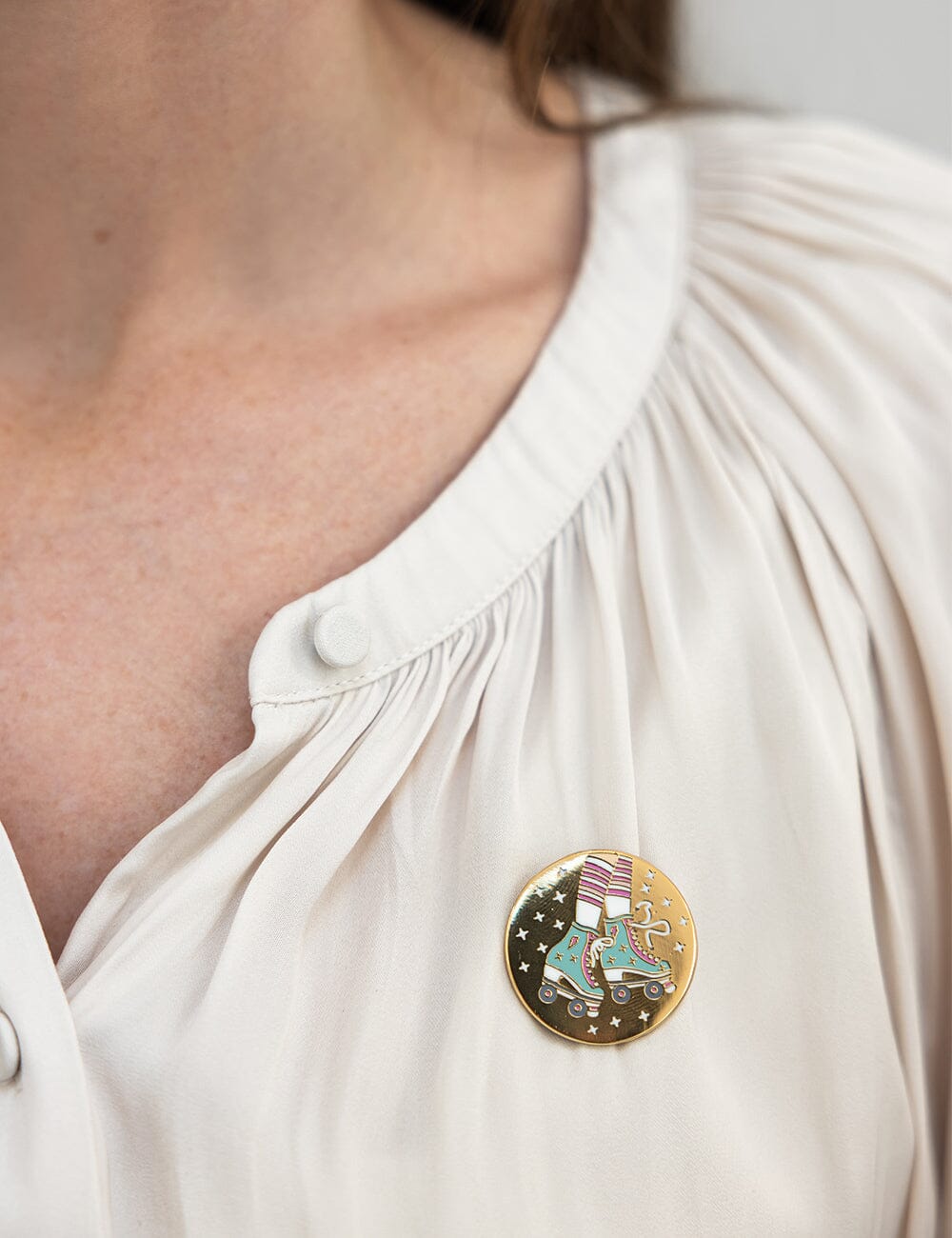 Roller Skates Enamel Pin