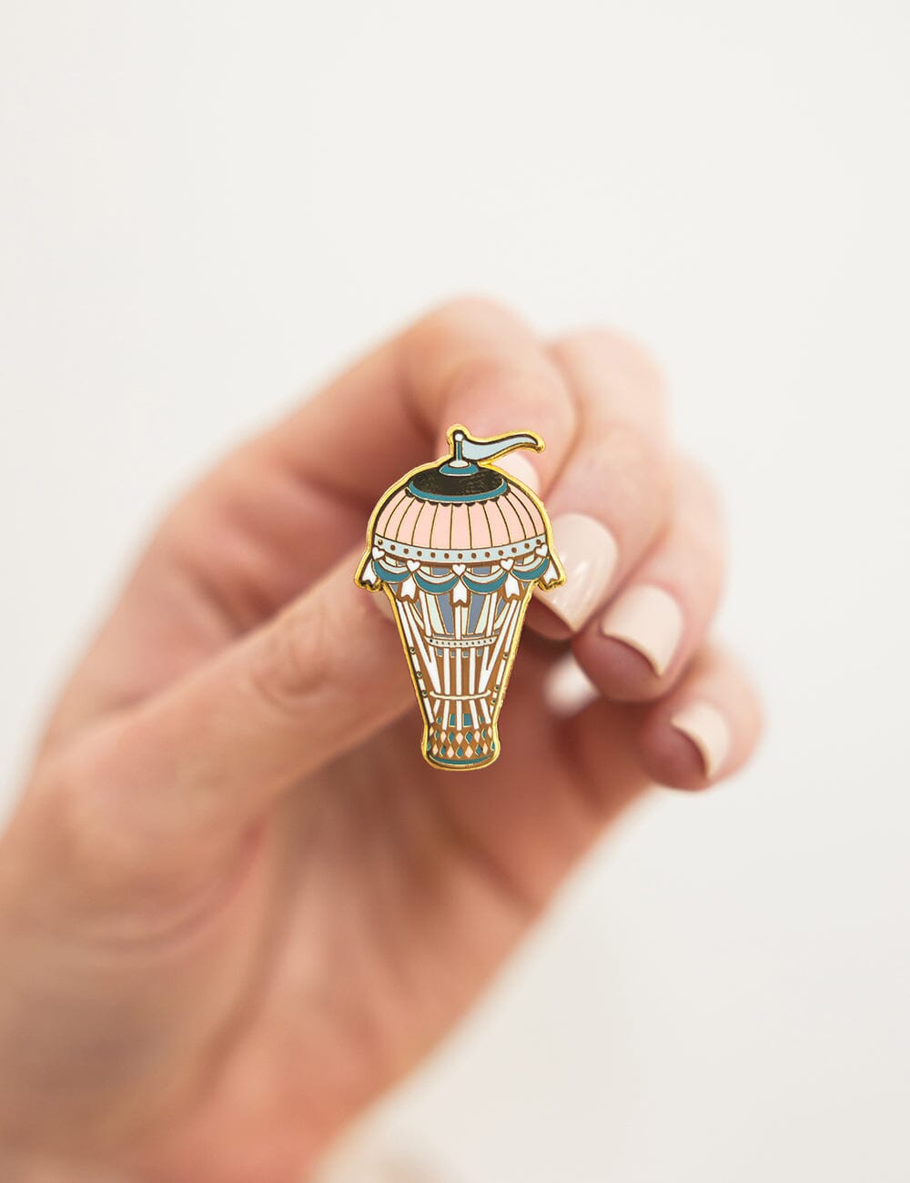 Hot Air Balloon Enamel Pin enamel pin Bespoke Letterpress 