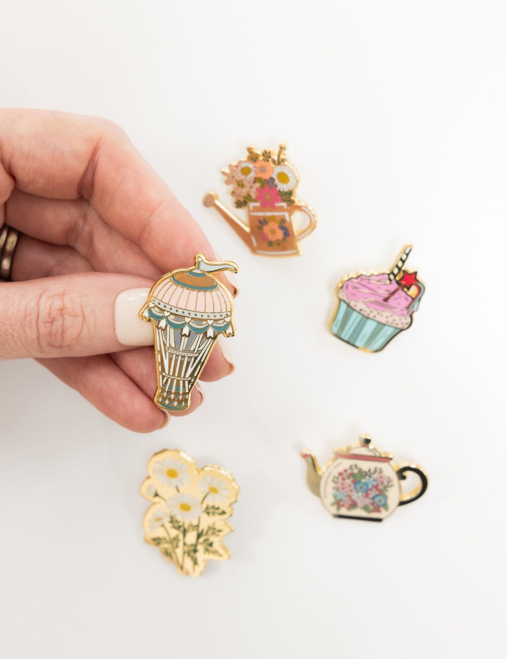 Hot Air Balloon Enamel Pin