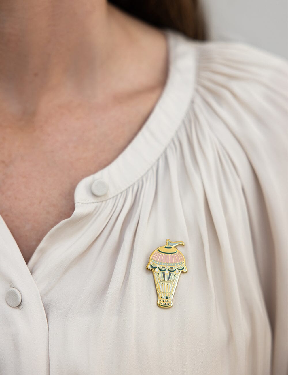 Hot Air Balloon Enamel Pin