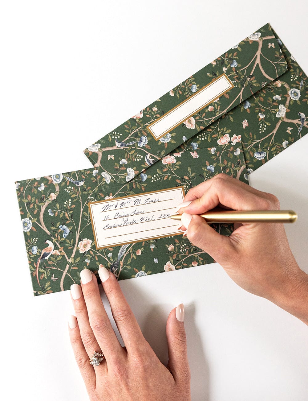 Camellia Tree 10 Pack DL Envelopes Envelopes Bespoke Letterpress 