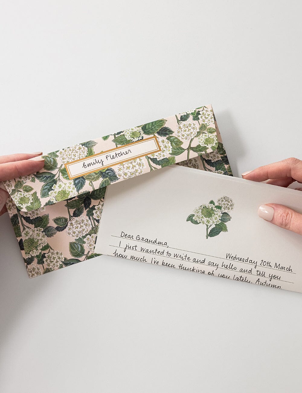 Hydrangea 10 Pack DL Envelopes