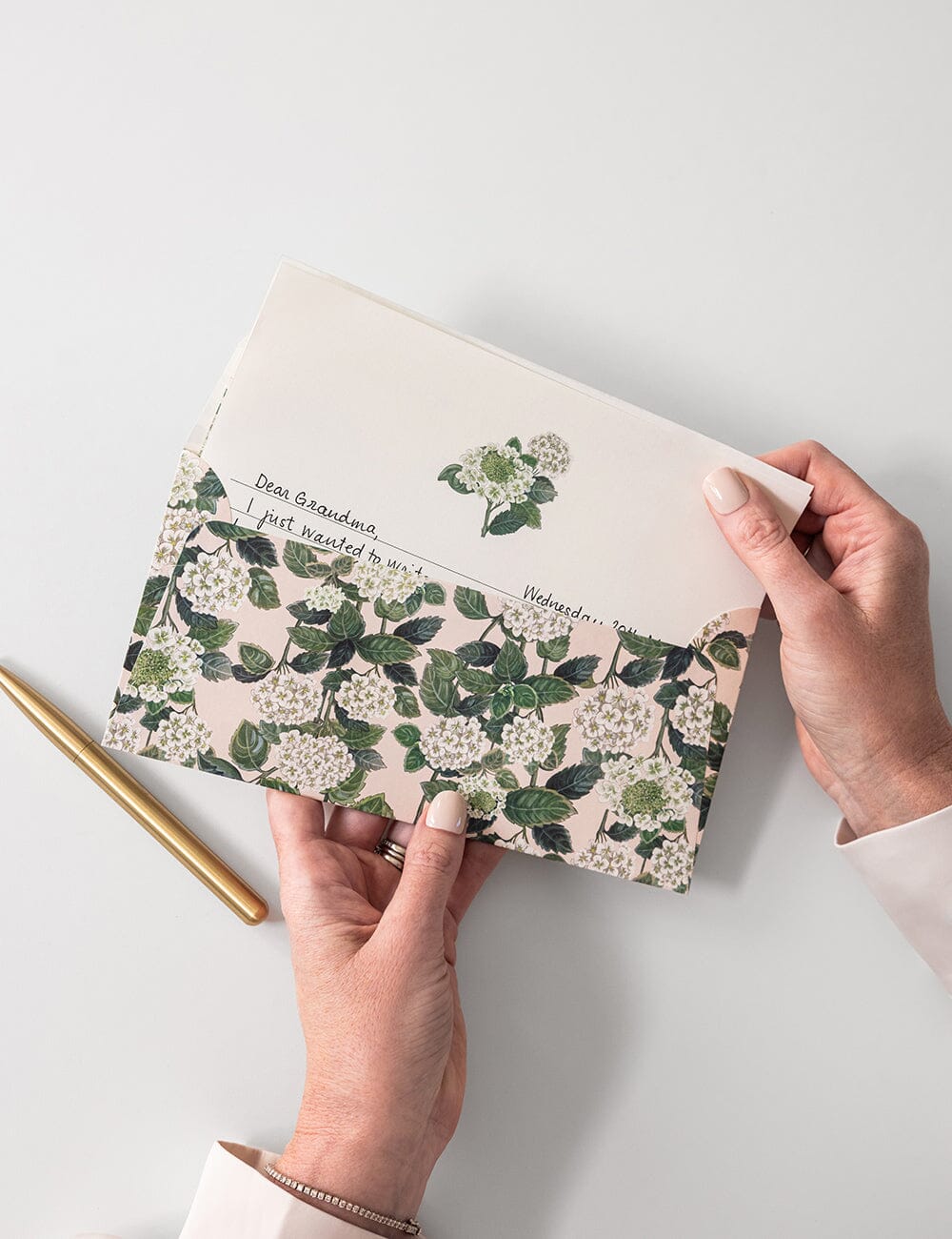 Hydrangea 10 Pack DL Envelopes