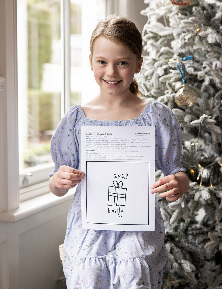 Fine Enamel Christmas Ornament - Sugar Plum Fairy Christmas Ornaments Bespoke Letterpress 