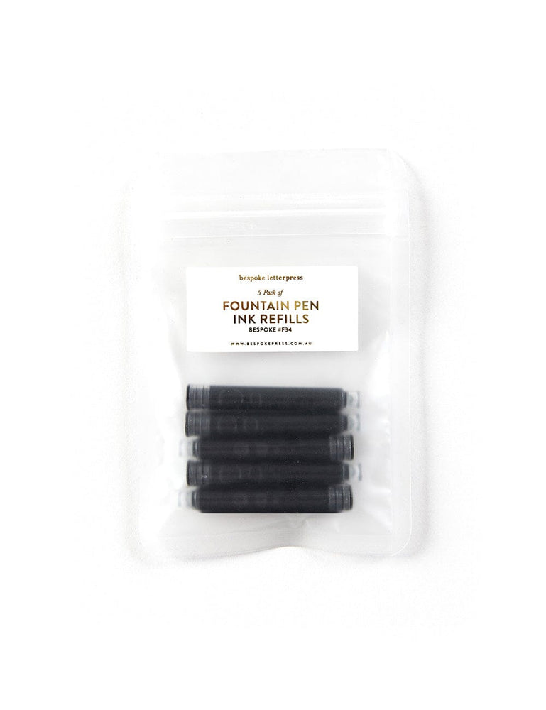 F34 Ink Refills for Fountain Pen 5pk