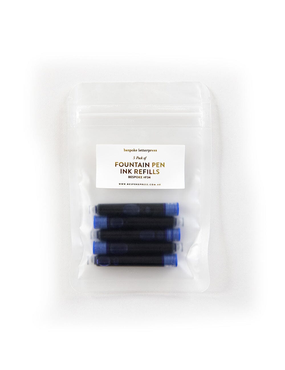 F34 Ink Refills for Fountain Pen 5pk