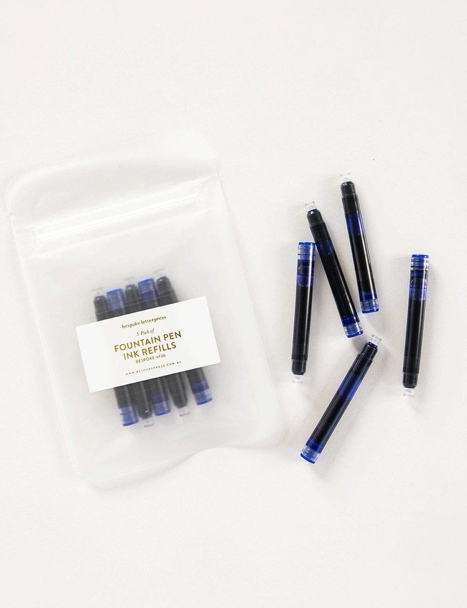 F26 Ink Refills for Fountain Pen 5pk