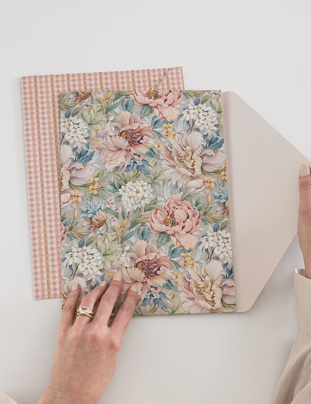 Envelope Folder A4 2 pack - Regency Blooms & Primrose