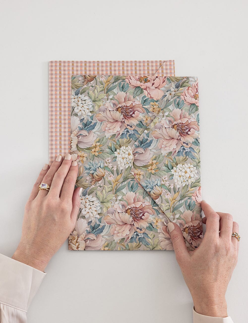 Envelope Folder A4 2 pack - Regency Blooms & Primrose