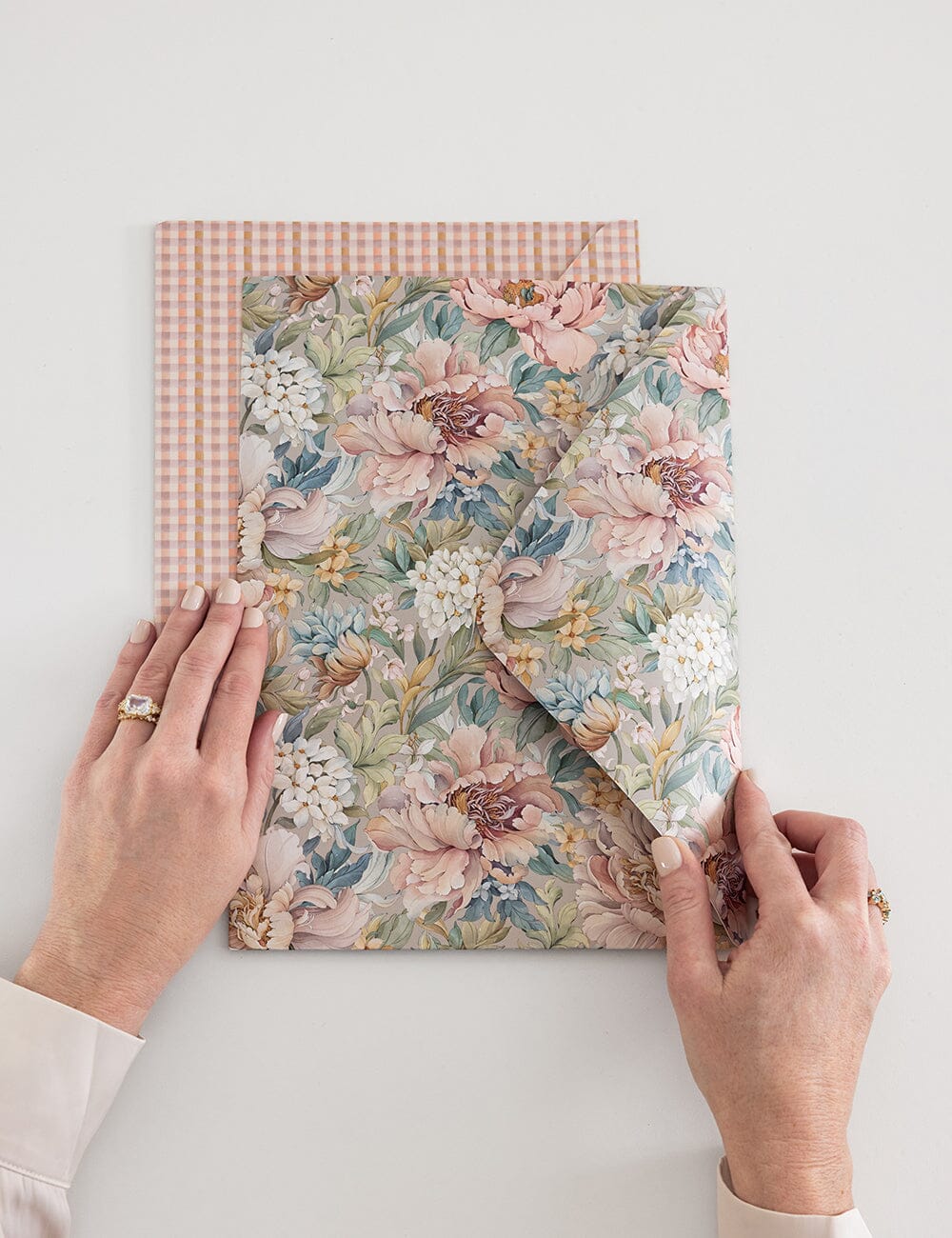 Envelope Folder A4 2 pack - Regency Blooms & Primrose
