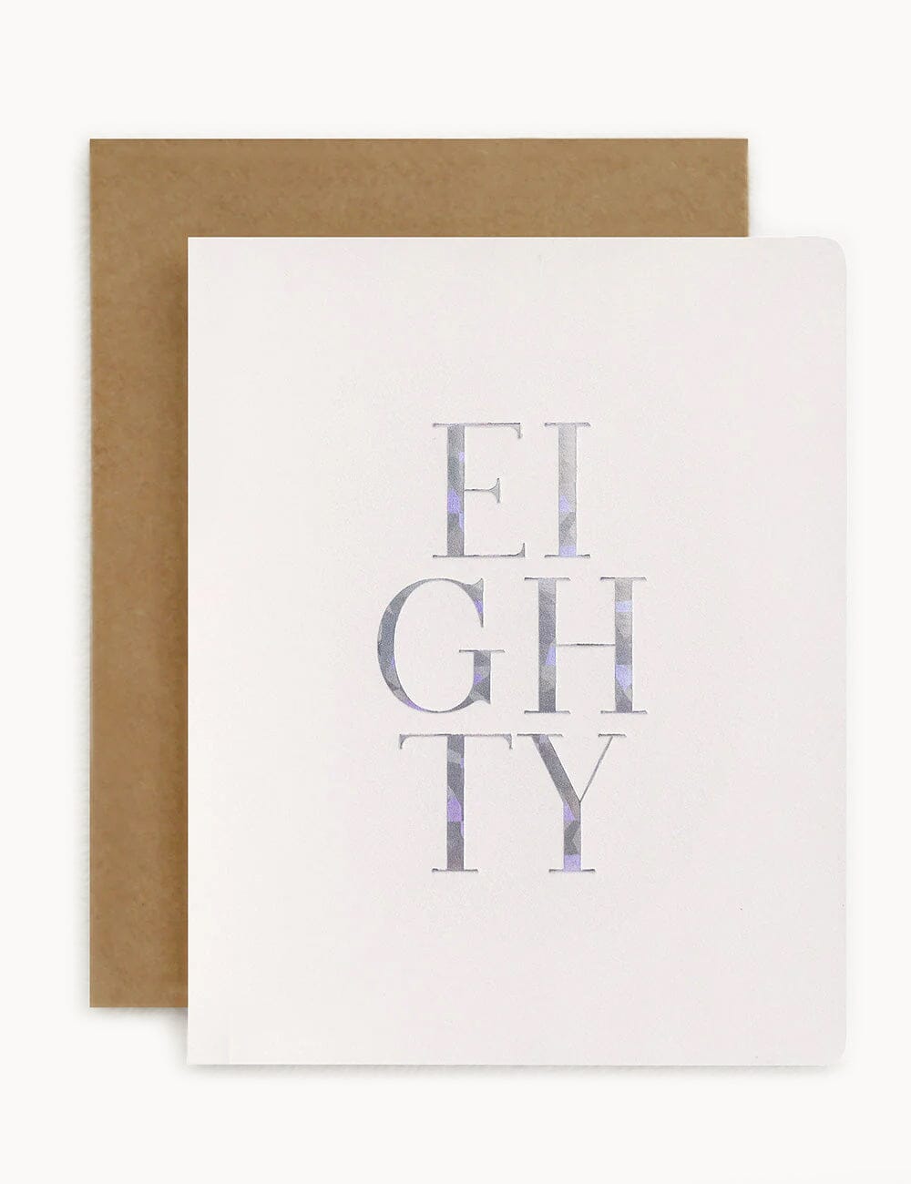 Eighty (80) Greeting Card Greeting Cards Bespoke Letterpress 