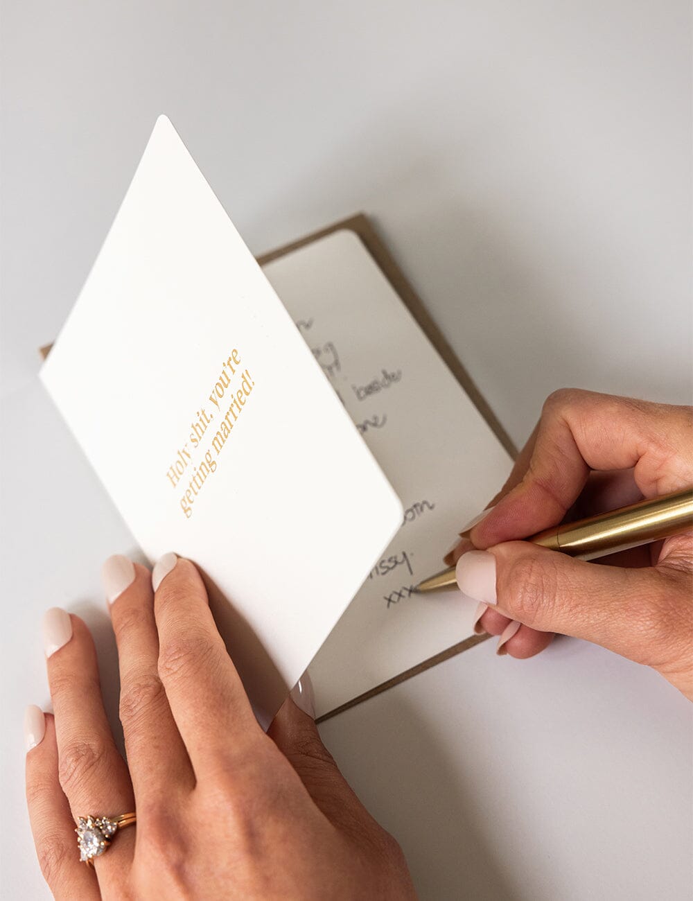 Holy Shit, youre getting married! Greeting Card