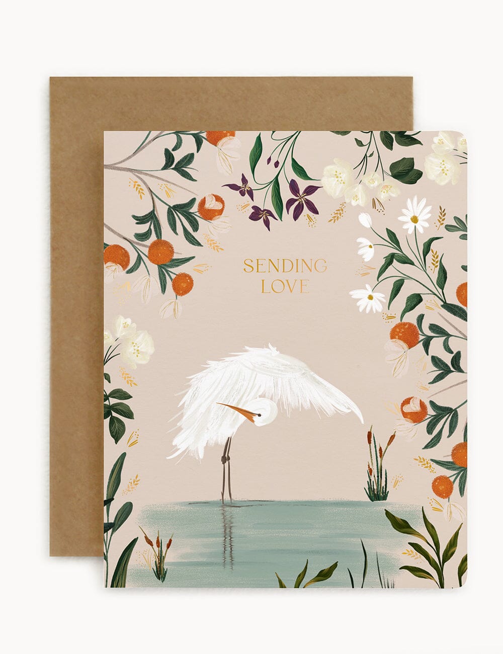 Sending Love Greeting Card