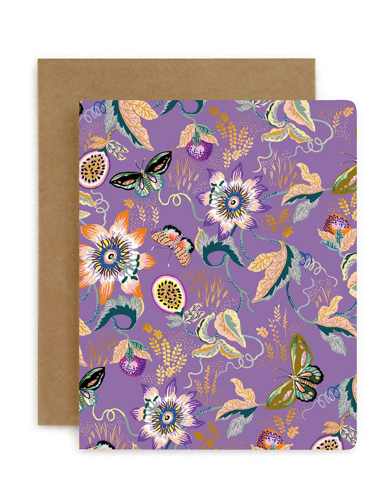Wondergarden Lilac Greeting Cards Bespoke Letterpress 