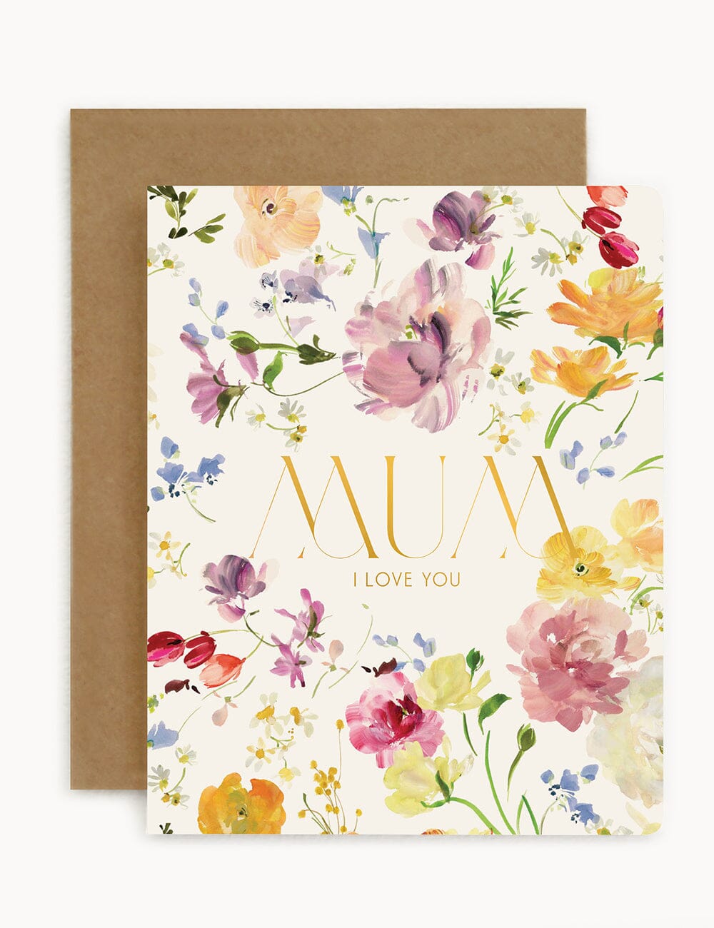 Mum I Love You Greeting Card Greeting Cards Bespoke Letterpress 