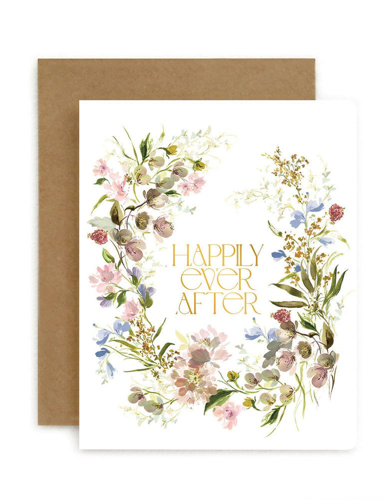 Happily Ever After Greeting Card Greeting Cards Bespoke Letterpress 