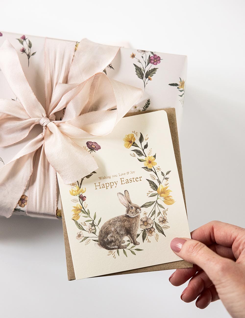 Wishing You Love and Joy - Happy Easter Greeting Cards Bespoke Letterpress 