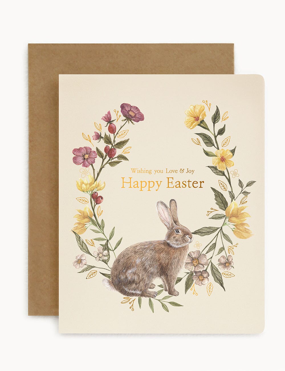 Wishing You Love and Joy - Happy Easter Greeting Cards Bespoke Letterpress 
