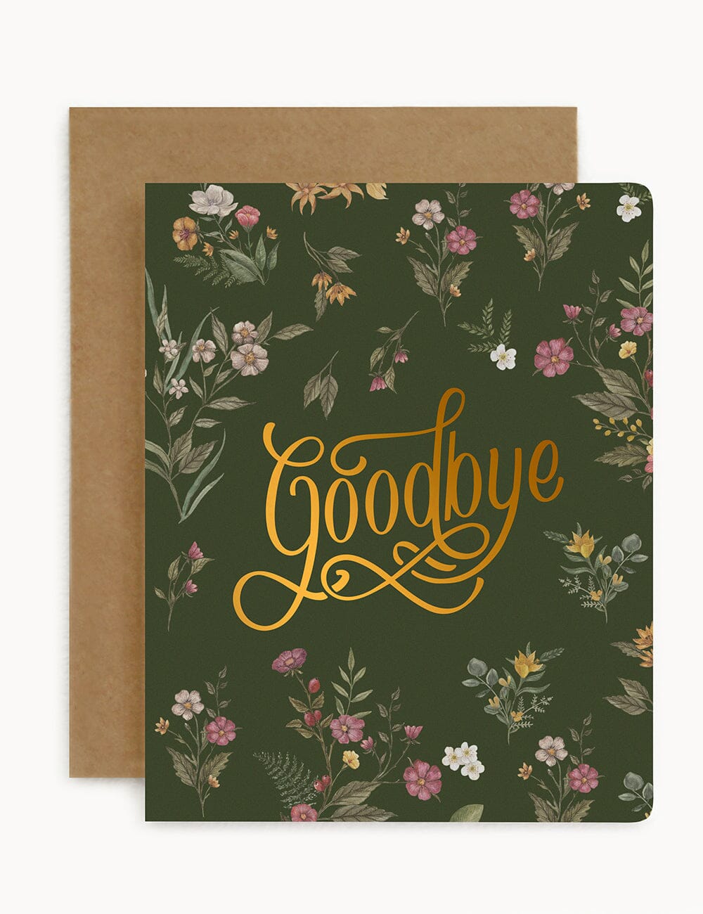 Goodbye Greeting Cards Bespoke Letterpress 