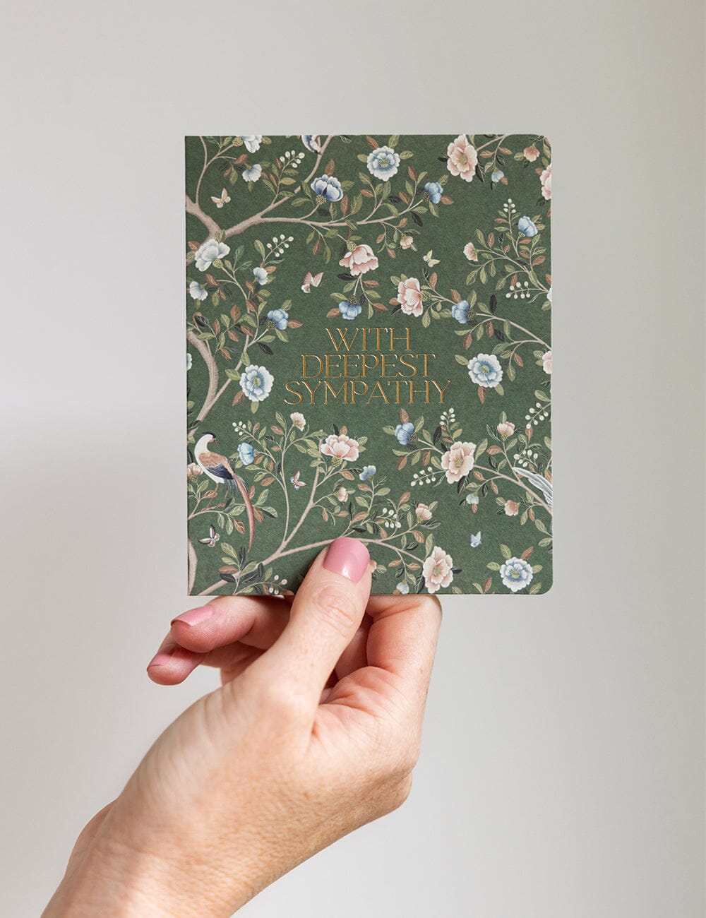 With Deepest Sympathy - Camellia Tree Greeting Cards Bespoke Letterpress 