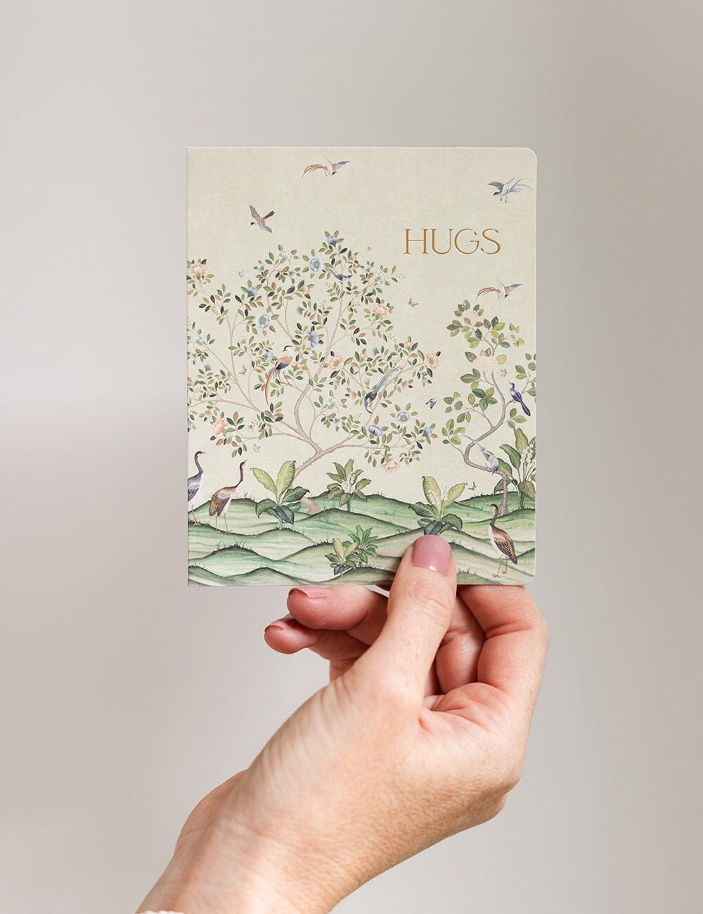 Hugs - Spring Landscape Greeting Cards Bespoke Letterpress 