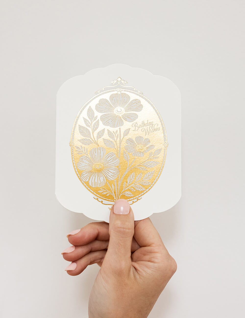 Birthday Wishes Scallop Card