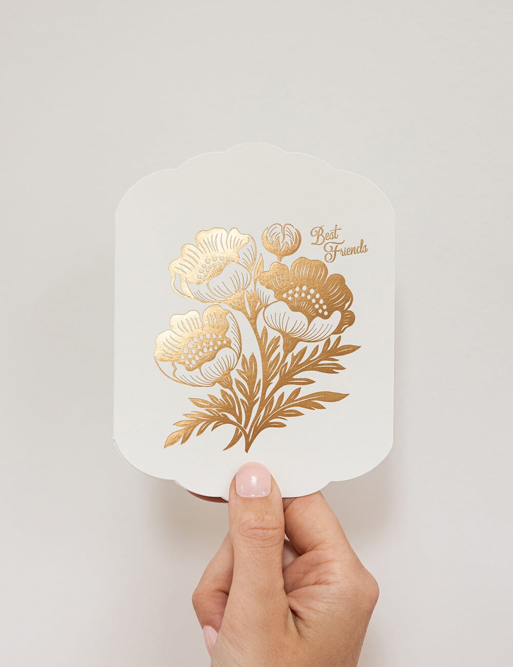 Best Friends Scallop Card