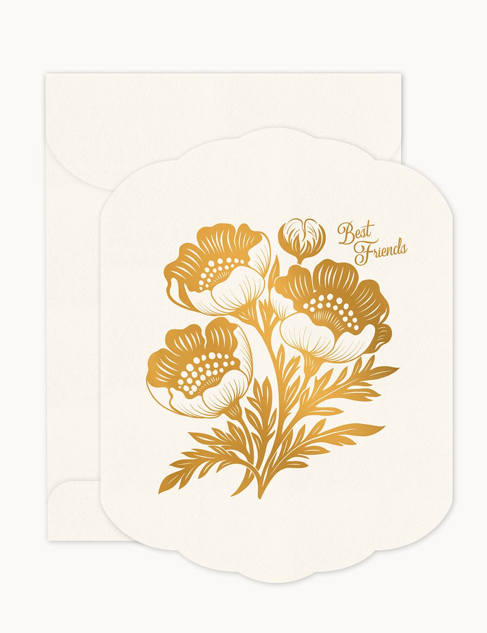 Best Friends Scallop Card