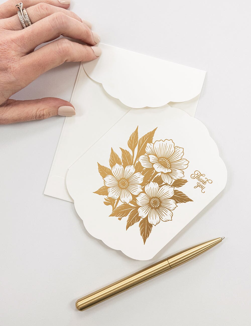 Thank you Scallop Card