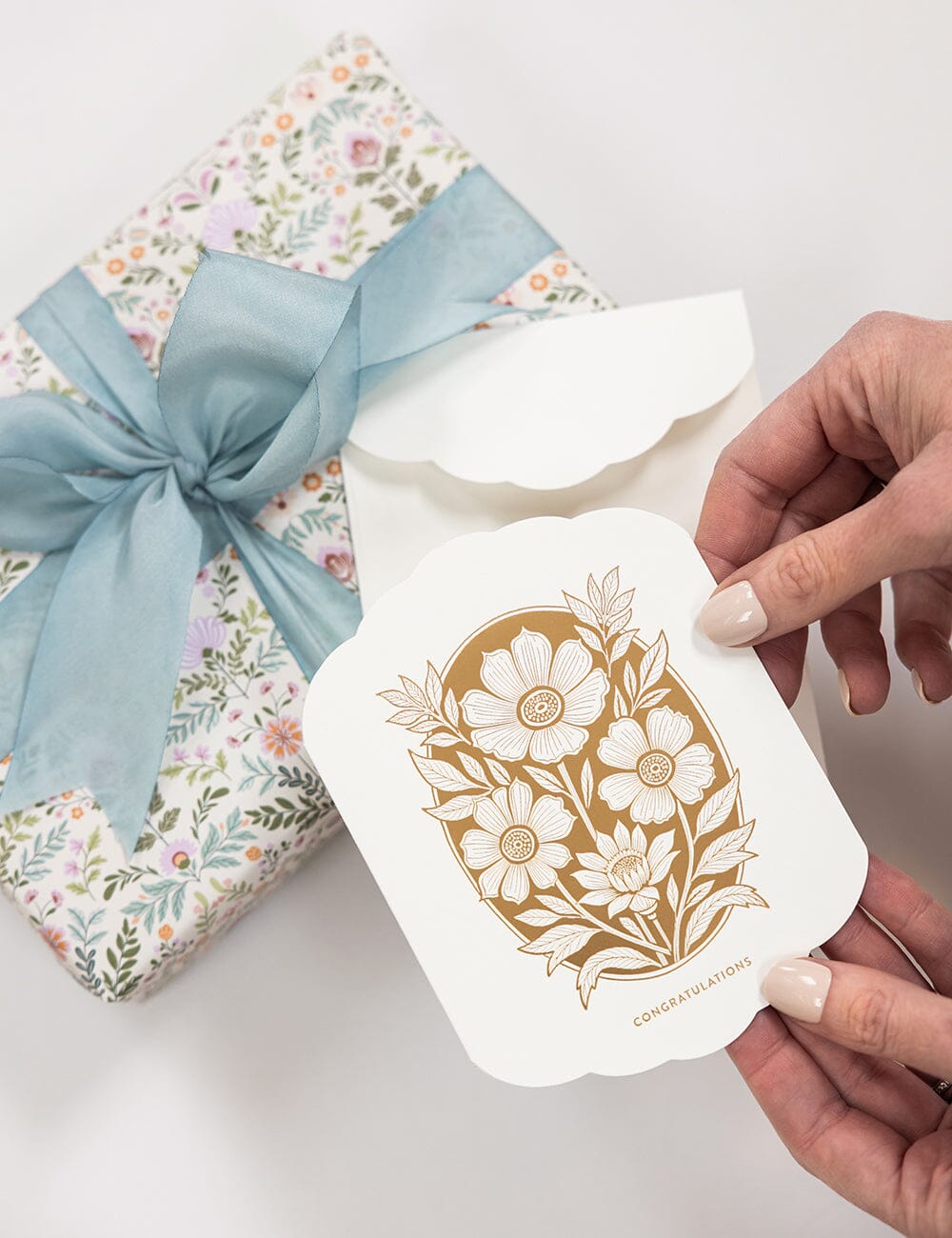 Congratulations Scallop Card