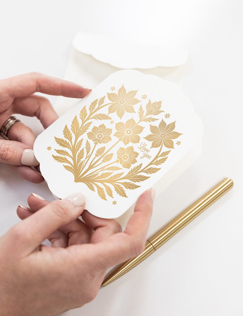 Love you Scallop Card