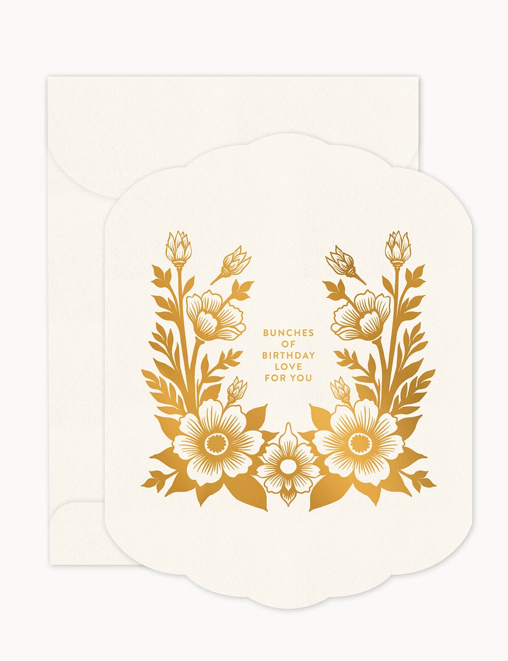 Bunches of Birthday Love for You Scallop Card