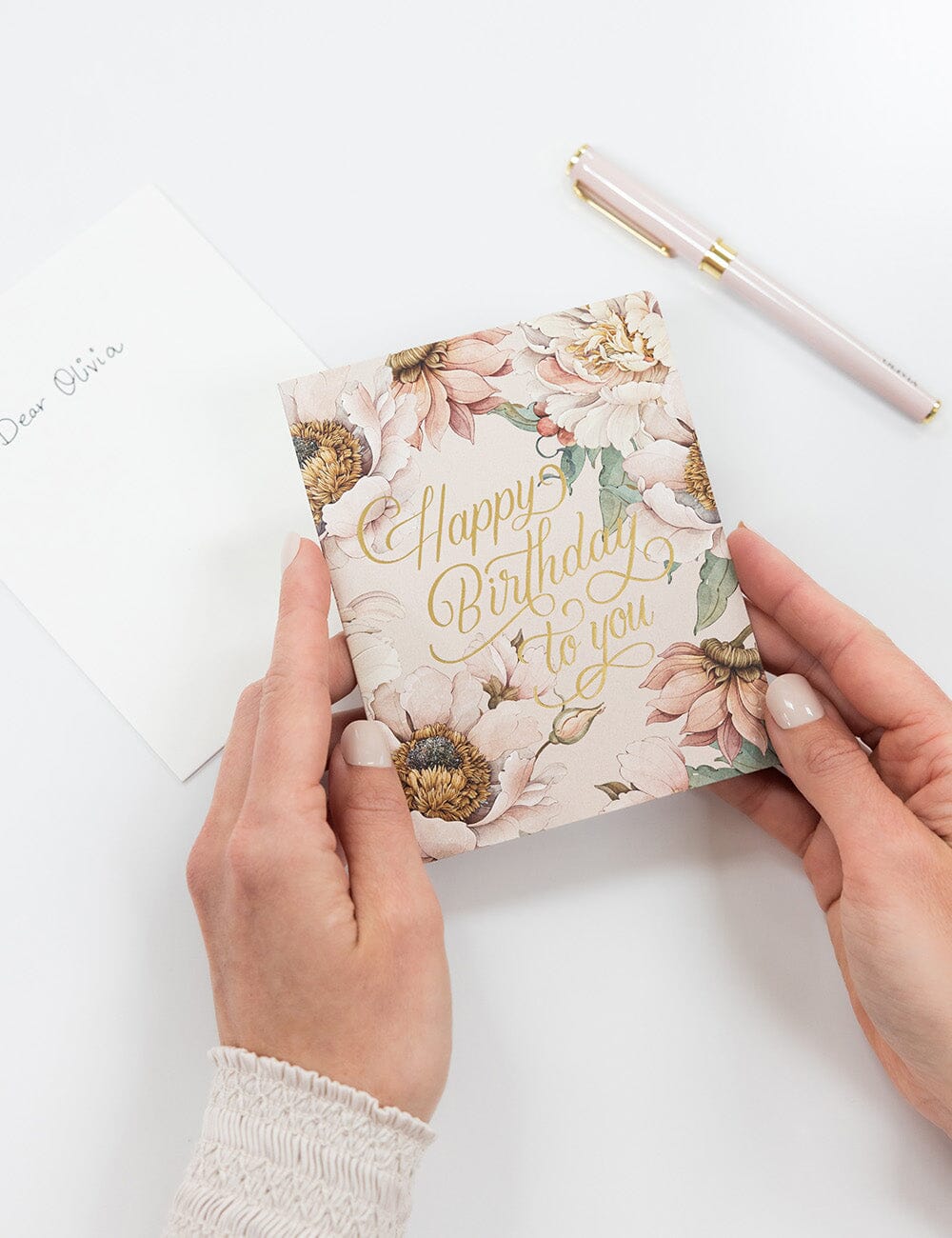 Promenade Happy Birthday to you Greeting Card Greeting Cards Bespoke Letterpress 