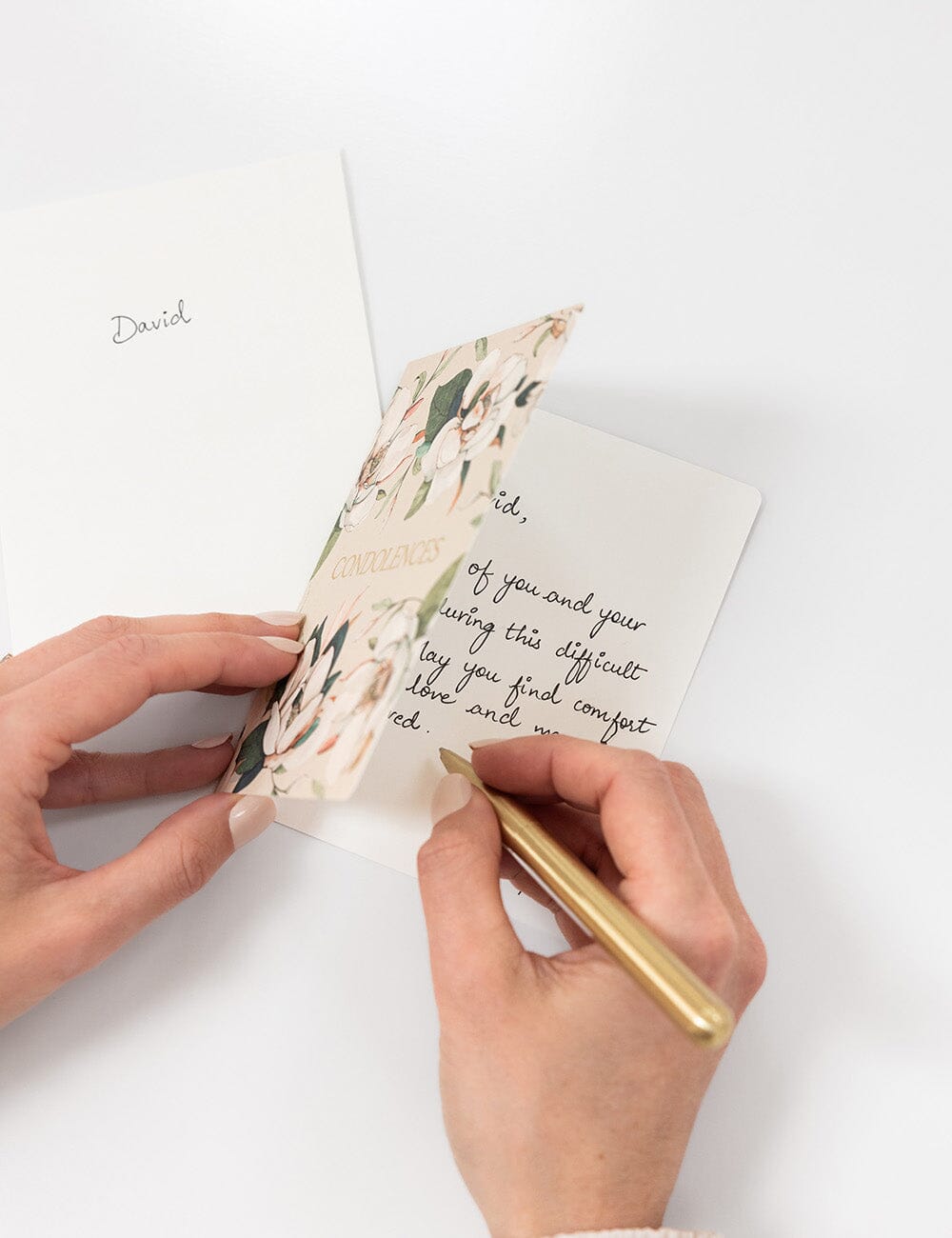 Promenade Condolences Greeting Card