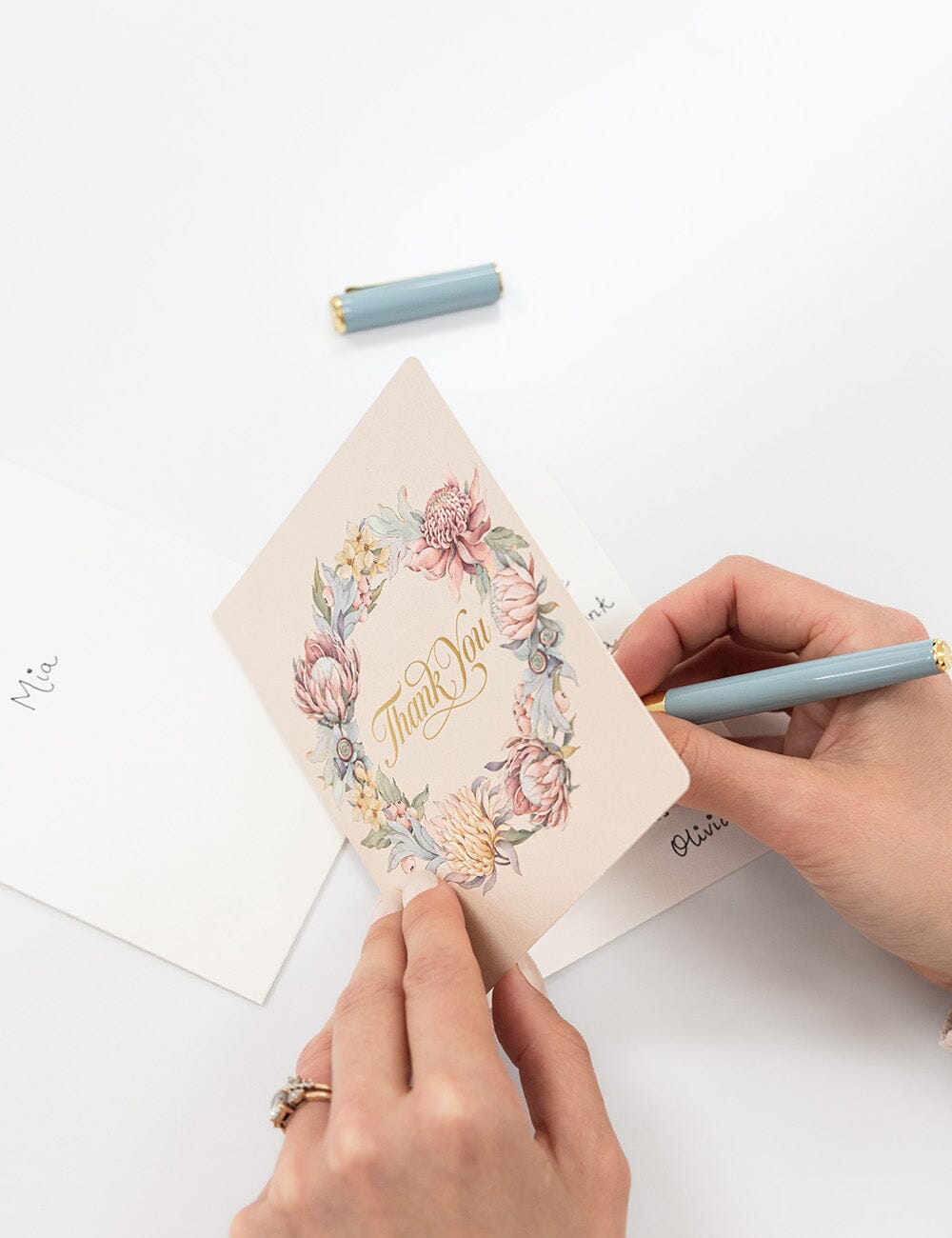 Promenade Thank you Greeting Card