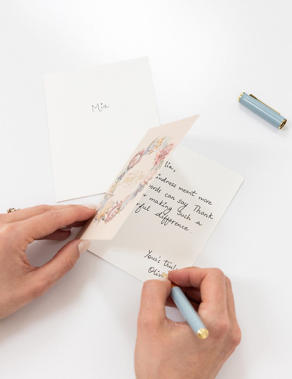 Promenade Thank you Greeting Card