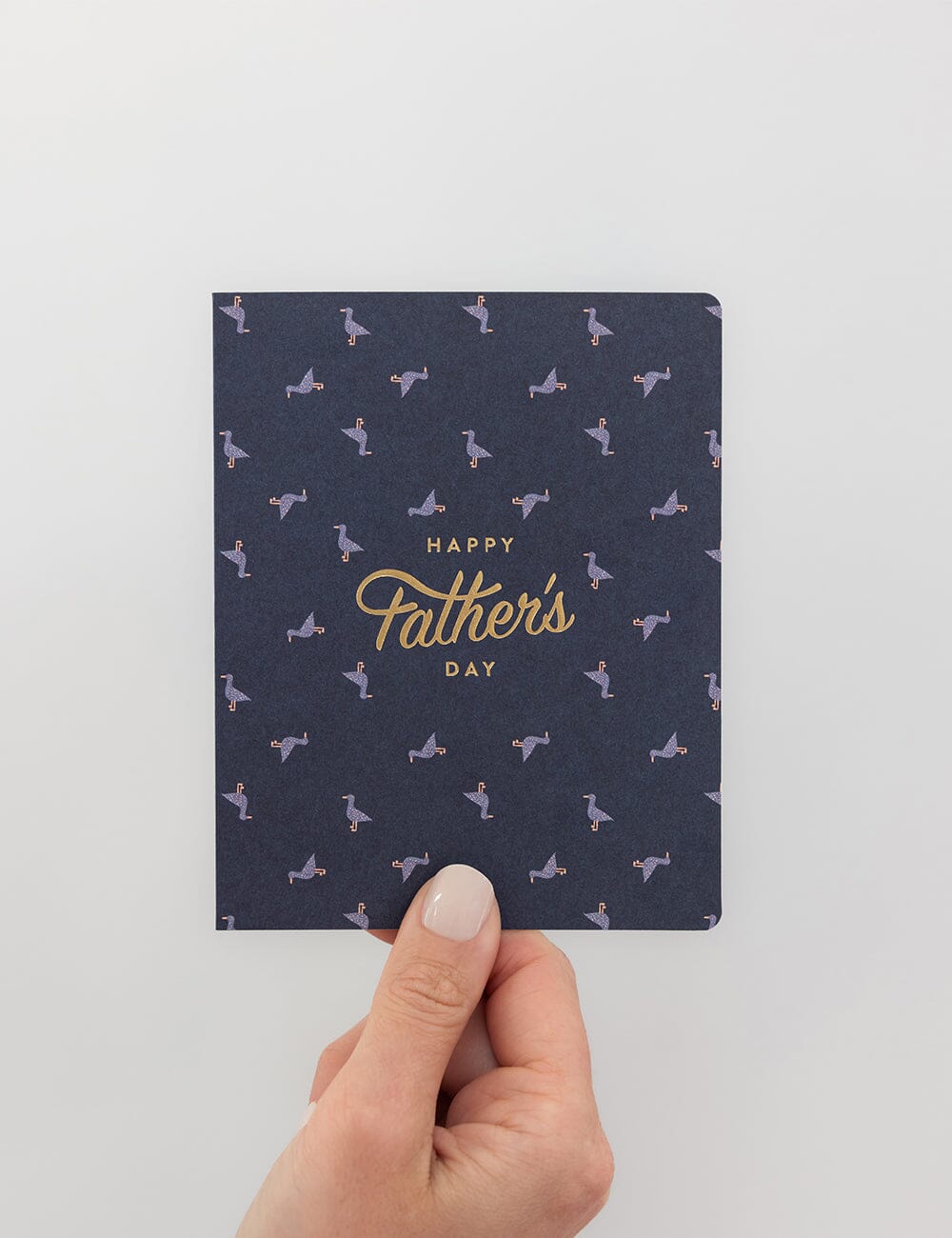 Happy Fathers Day Greeting Card (Seagulls) Greeting Cards Bespoke Letterpress 