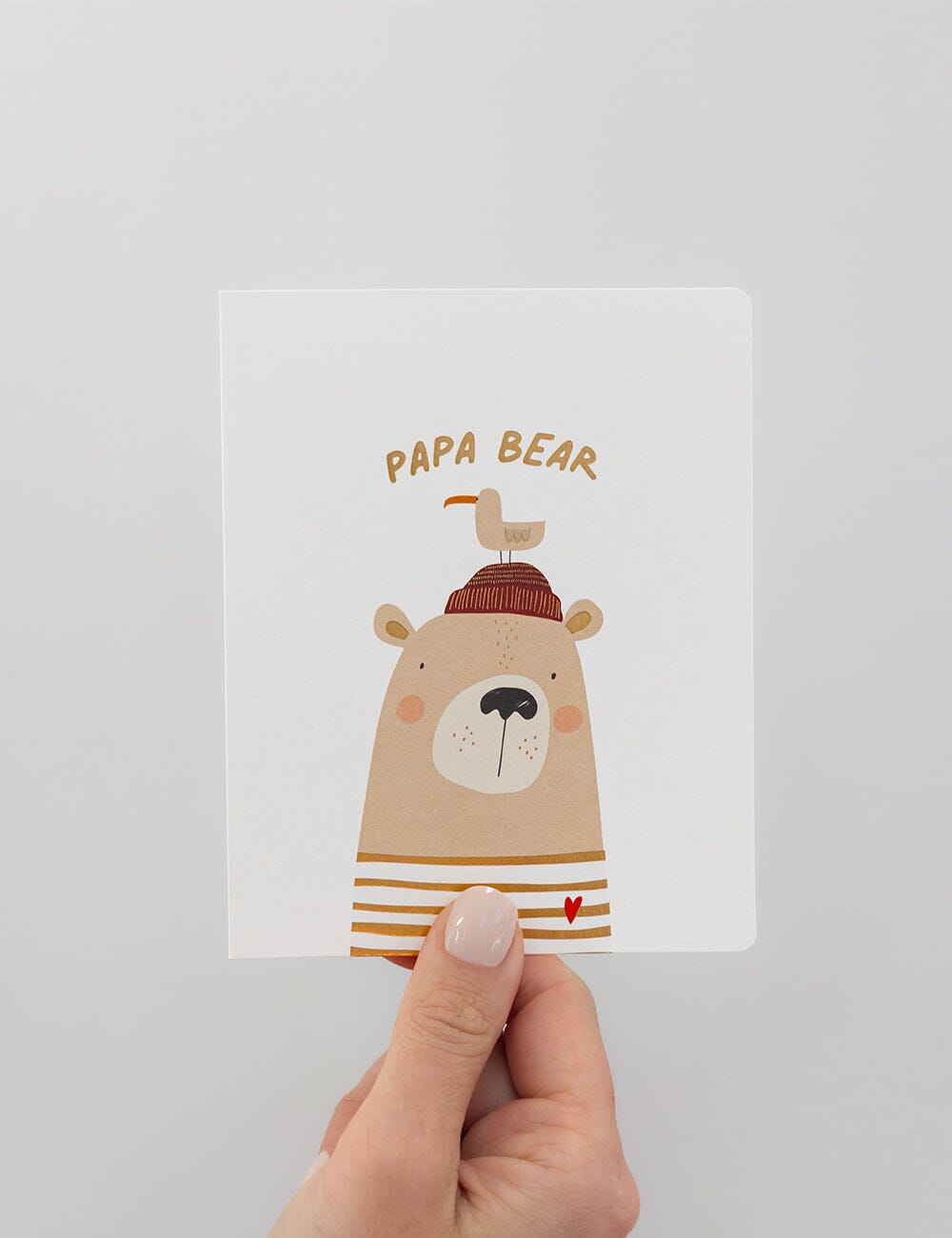 Papa Bear Greeting Card Greeting Cards Bespoke Letterpress 