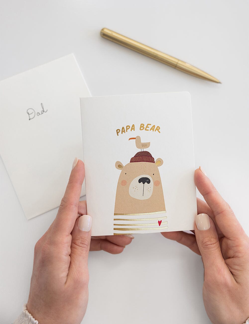 Papa Bear Greeting Card Greeting Cards Bespoke Letterpress 